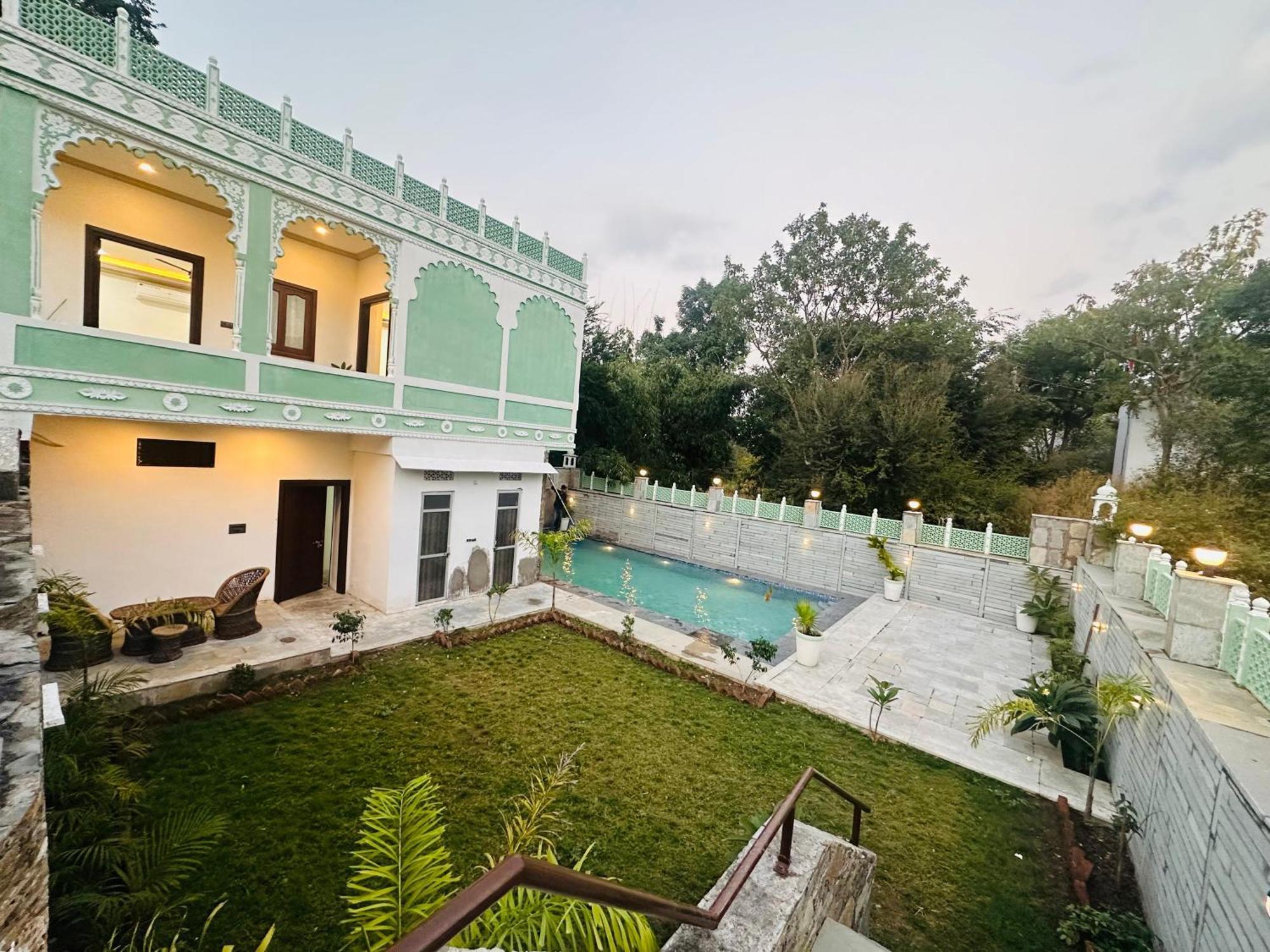 Rajasthan Haveli Villa Udaipur Ngoại thất bức ảnh